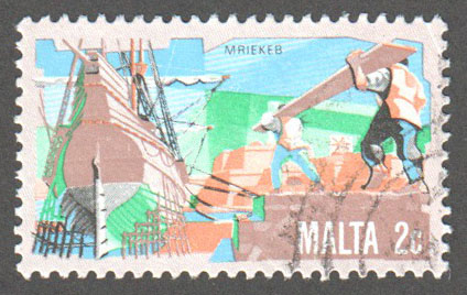 Malta Scott 594 Used - Click Image to Close